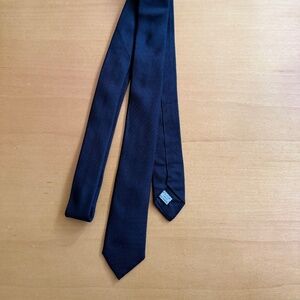 Dior Homme black silk skinny tie